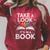 Take A Look Its In A Book Chalkboard Team Bookworm Librarian Raglan Sleeve Sweatshirt Heather Dust