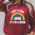 Take A Look It's In A Book Rainbow Reading Literary Raglan Sleeve Sweatshirt Heather Dust