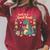 Lost In a Good Book Cute Reading Dinosaur Illustration Raglan Sleeve Sweatshirt Heather Dust