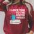 I Love You To The Bookstore And Back Book Readers T-Shirt Raglan Sleeve Sweatshirt Heather Dust