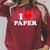I Love Paper Page Book Drawing Handmade Art Craft News Raglan Sleeve Sweatshirt Heather Dust I Love Paper Page Book Drawing Handmade Art Craft News Raglan Sleeve Sweatshirt Heather Dust