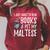 Maltese Avid Book Reader Dog Mom For Men Women Raglan Sleeve Sweatshirt Heather Dust