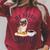 My Needs Are Simple Pug Dog Book Coffee Lover Raglan Sleeve Sweatshirt Heather Dust