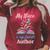 My Niece Is My Favorite Author For Book Lovers Raglan Sleeve Sweatshirt Heather Dust