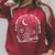Up All Night Book Club Just-One More Chapter Bookworm Tees Raglan Sleeve Sweatshirt Heather Dust