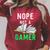 Nope Not a Gamer Bookworm Reader Book Lover For Teens Moms Raglan Sleeve Sweatshirt Heather Dust
