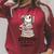 Opossum Book Lover Meme Kawaii Sarcastic Humor Women Raglan Sleeve Sweatshirt Heather Dust