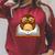 Owl Book Literature Book Reading Raglan Sleeve Sweatshirt Heather Dust