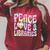 Peace Love And Libraries Heart And Books Graphic Premium Tri-Blend Raglan Sleeve Sweatshirt Heather Dust