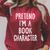 Pretend I'm A Book Character Lazy Easy Halloween Costume Raglan Sleeve Sweatshirt Heather Dust
