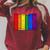 Pride Flag Books Bookish Rainbow Queer Reader Gay Writer Raglan Sleeve Sweatshirt Heather Dust