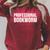 Professional Bookworm Book Reader Raglan Sleeve Sweatshirt Heather Dust