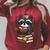 Racoon Reading Book Graphic Racoon With Book Floral Raglan Sleeve Sweatshirt Heather Dust
