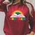 Rainbow Colors First Grade Squad Reading Book Graphic Raglan Sleeve Sweatshirt Heather Dust