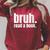 Read A Book Bruh English Teacher Reading Literature Raglan Sleeve Sweatshirt Heather Dust