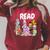 Read Book Club Piggie Elephant Pigeons Teacher Library For Men Women Kids Raglan Sleeve Sweatshirt Heather Dust