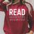 Read Because Books Are Brain Food Shirt Reading Lover Raglan Sleeve Sweatshirt Heather Dust