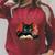 i Read Books And i Know Things Cat Reading Coffee Raglan Sleeve Sweatshirt Heather Dust