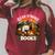 Read S'More Books Cute Campfire Reading Book Lovers Camping Raglan Sleeve Sweatshirt Heather Dust