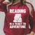 Reader Book Reading Bookworm Librarian Raglan Sleeve Sweatshirt Heather Dust