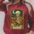 The Reader Skeleton Reading Books Tarot Card Dark Academia Raglan Sleeve Sweatshirt Heather Dust