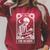 The Reader Tarot Card Book Lover Skeleton Reading Book Raglan Sleeve Sweatshirt Heather Dust