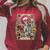 The Reader Tarot Card Skeleton Reading Book Raglan Sleeve Sweatshirt Heather Dust