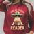 Take Me To Your Reader UFO Alien Book Lover Pun Raglan Sleeve Sweatshirt Heather Dust