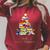 Reading Around The Christmas Tree Books Family Readers Xmas Raglan Sleeve Sweatshirt Heather Dust Reading Around The Christmas Tree Books Family Readers Xmas Raglan Sleeve Sweatshirt Heather Dust