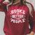 Reading Book Lover Literacy Librarian Books Raglan Sleeve Sweatshirt Heather Dust