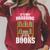 Reading Book Nerd Hoarder Bookworm Hoarding Raglan Sleeve Sweatshirt Heather Dust