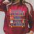 Reading Books Reading Teacher Raglan Sleeve Sweatshirt Heather Dust