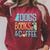 Reading Dogs And Coffee Book Nerd Dog Lover Coffeeholic Raglan Sleeve Sweatshirt Heather Dust