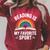 Reading Is My Favorite Sport Book Lover Saying Rainbow Raglan Sleeve Sweatshirt Heather Dust