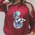 Reading Read Books Reader Nerd Cartoon Astronaut Moon Raglan Sleeve Sweatshirt Heather Dust