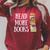 Reading Reader Read More Books Librarian Literature Teacher Raglan Sleeve Sweatshirt Heather Dust