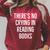 There's No Crying In Reading Books Raglan Baseball Tee Raglan Sleeve Sweatshirt Heather Dust