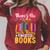 There's No Such Thing As Too Many Books Raglan Sleeve Sweatshirt Heather Dust