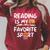 Retro Reading Is My Favorite Sport Basketball World Book Day Raglan Sleeve Sweatshirt Heather Dust