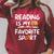 Retro Reading Is My Favorite Sport Football World Book Day Raglan Sleeve Sweatshirt Heather Dust