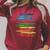 RtY Book Colorful Art Painting Graphic Motif Book Small Raglan Sleeve Sweatshirt Heather Dust