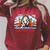 San Francisco Cat Golden Gate Bridge Book Lover Premium Tri-Blend Raglan Sleeve Sweatshirt Heather Dust
