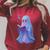 Scary Reading Book Lovers Halloween Costume Pastel Ghost Raglan Sleeve Sweatshirt Heather Dust