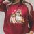 Shih Tzu Dog Garden Collections Books And Strawberries Raglan Sleeve Sweatshirt Heather Dust