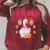Silly Goose Book Club Reading Girl Raglan Sleeve Sweatshirt Heather Dust