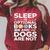 Sleep Is Optional Books And Dogs Are Not Reading Raglan Sleeve Sweatshirt Heather Dust