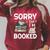 Sorry Can't I'm Booked- Bookworm Book Nerd Book Reader Raglan Sleeve Sweatshirt Heather Dust