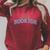 Stay Bookish Retro Varsity Librarian Book Reader Raglan Sleeve Sweatshirt Heather Dust