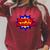 Super Grandma Comic Book Style Superhero Raglan Sleeve Sweatshirt Heather Dust