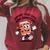 Support Your Local Indie Bookstore Book Cute Character Raglan Sleeve Sweatshirt Heather Dust
